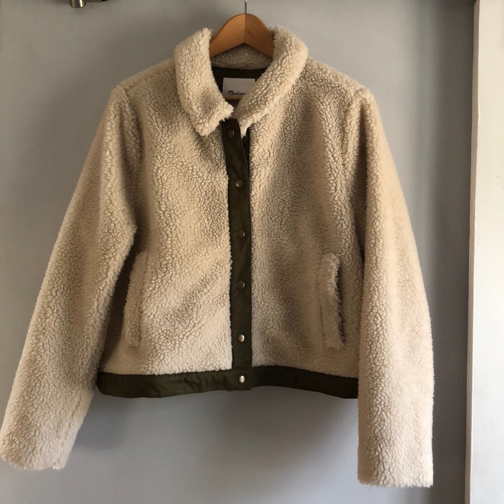 Madewell Sherpa Boxy Jacket